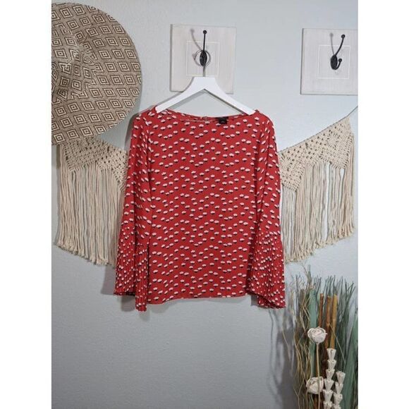 Ann Taylor Bell Sleeve Blouse - Picture 1 of 16